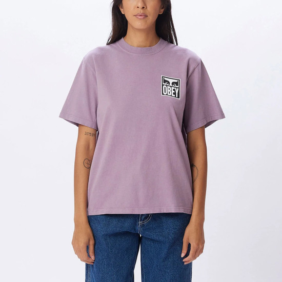 Obey Γυναικεία κοντομάνικη μπλούζα Eyes Vintage Box Tee